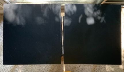 Black Side Tables/ nightstands – Set of 2