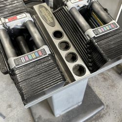 PowerBlock Adjustable Dumbbells With Stand