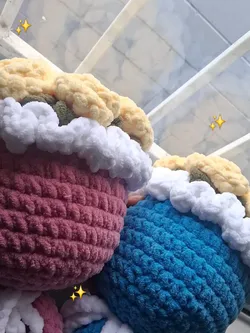 Crochet Flower Bouquets #1 :D