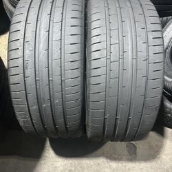 SET OF 2 USED TIRES GOOD YEAR EAGLE F1 asymmetric 3…265/35/21