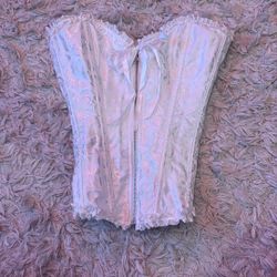 Spirit Halloween White Corset 