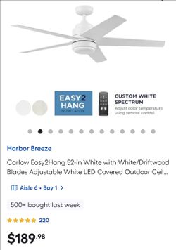 HB Carlow 52" Fan