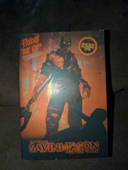 NECA Friday the 13th The Game Ultimate Savini Jason Figure Glowing Eyes