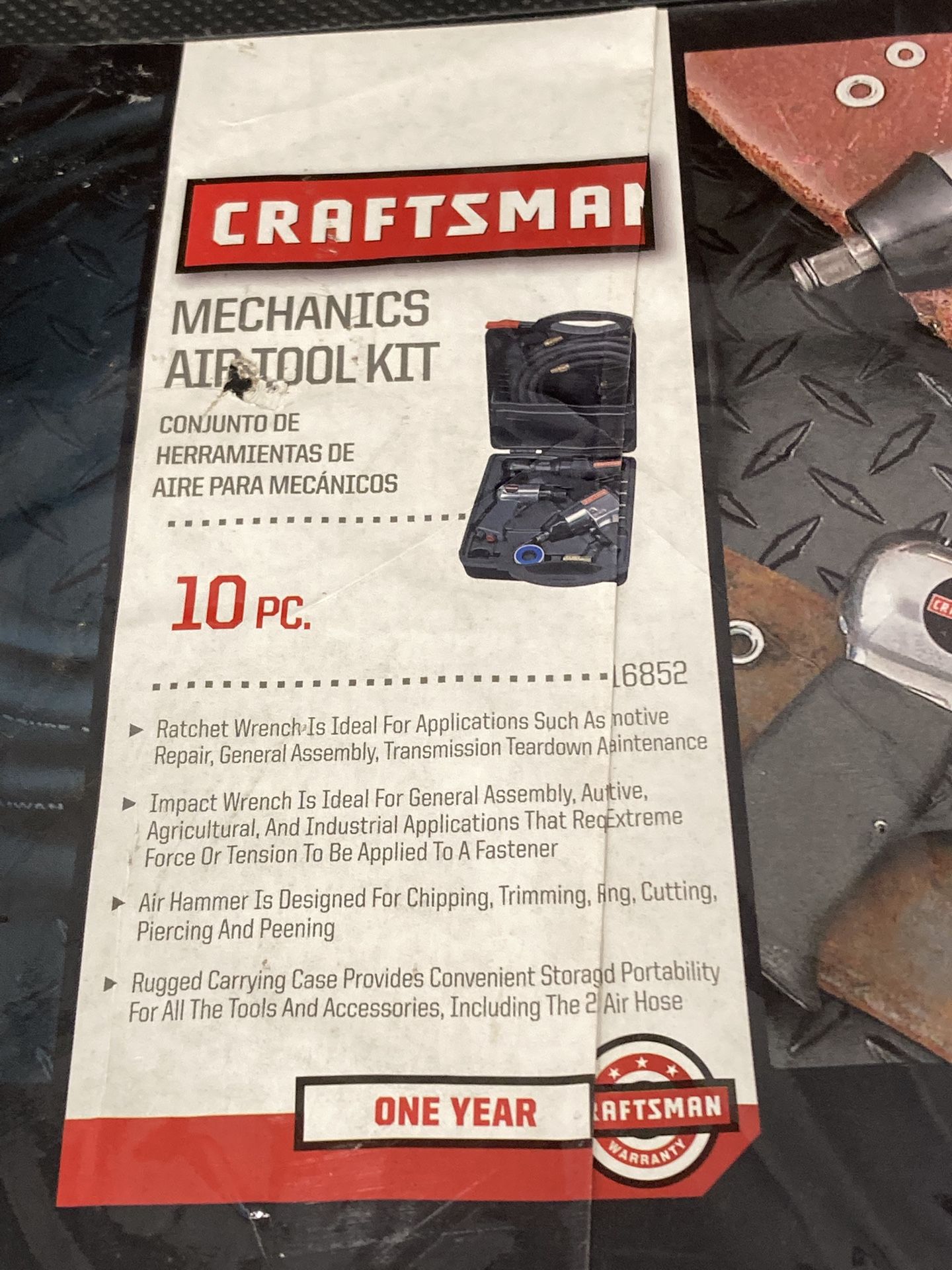 Mechanics 10 Piece Air Kit. Craftsman