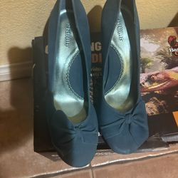Seychelles High Heels/teal Color