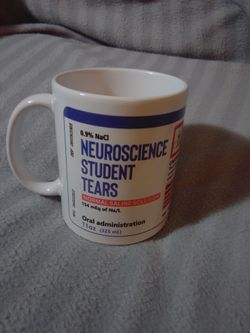 Neuroscience Student Tears Ceramic Coffee Mug