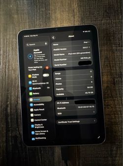 Apple iPad Mini 6th Generation 64GB Wi-Fi