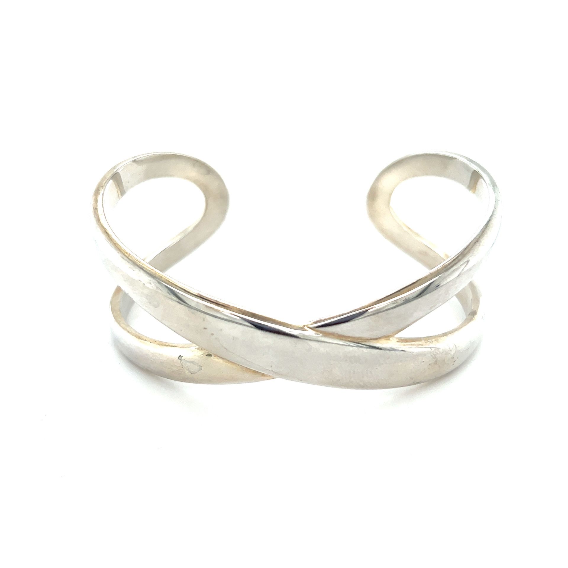 Retired James Avery 925 Crossover Cuff Bracelet