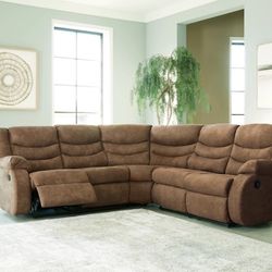 Reclining Sectional In Stock For Immediate Delivery 