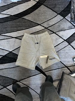 Essentials dark oatmeal shorts