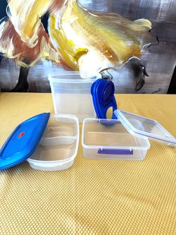 Plastic Food Storage Containers Set