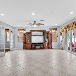 Ornate Wooden Entertainment Center FIREPLACE SOLD IN SEPARATE LISTING