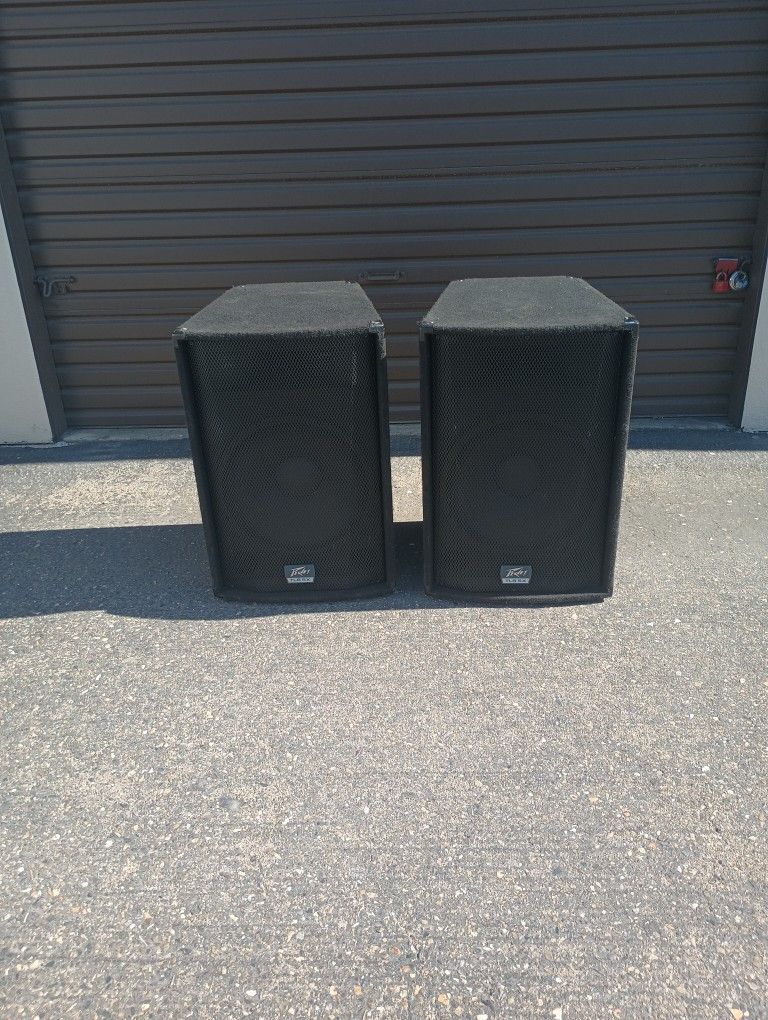 Pair Of 15 Inch Peavey Speakers TLS 5X 500 Watts Each