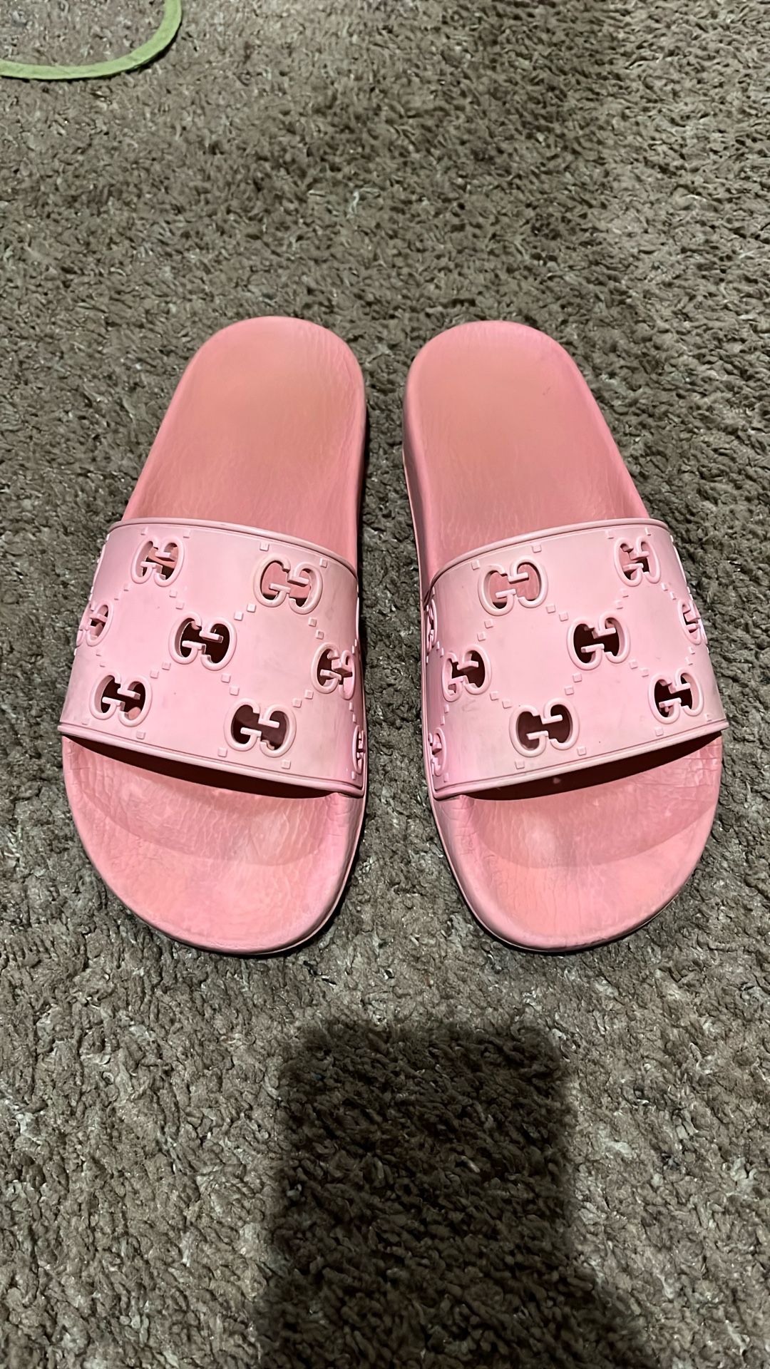 Pink Gucci Slides 