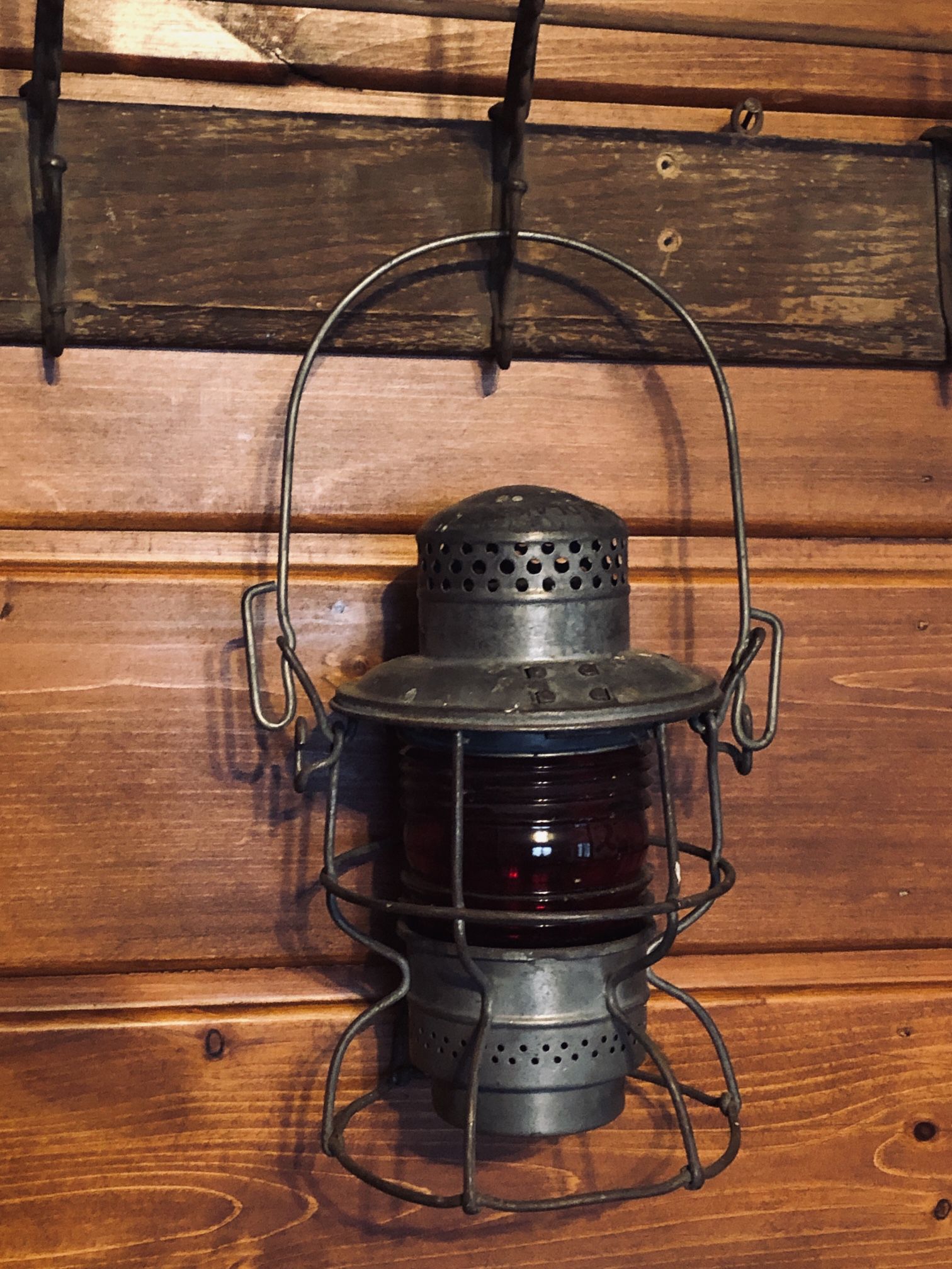Vintage Adlake Railroad Kerosene Lantern