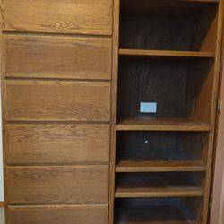 Cabinet/Entertainment Center 4 By 6 All Wood