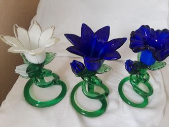Glass Candle Holder
