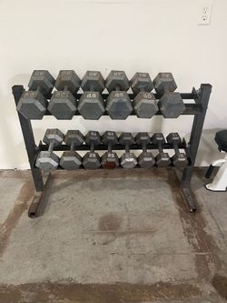 Dumbbell Weights with Stand