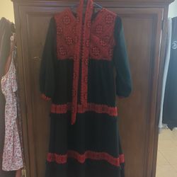Traditional Girl Dress Size Six Good For 11 To 13 Year Old