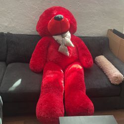Extra Long Red Teddy Bear 