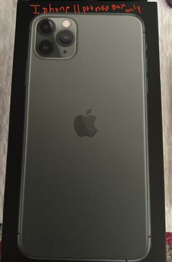 iPhone 11 Pro Max Box Only