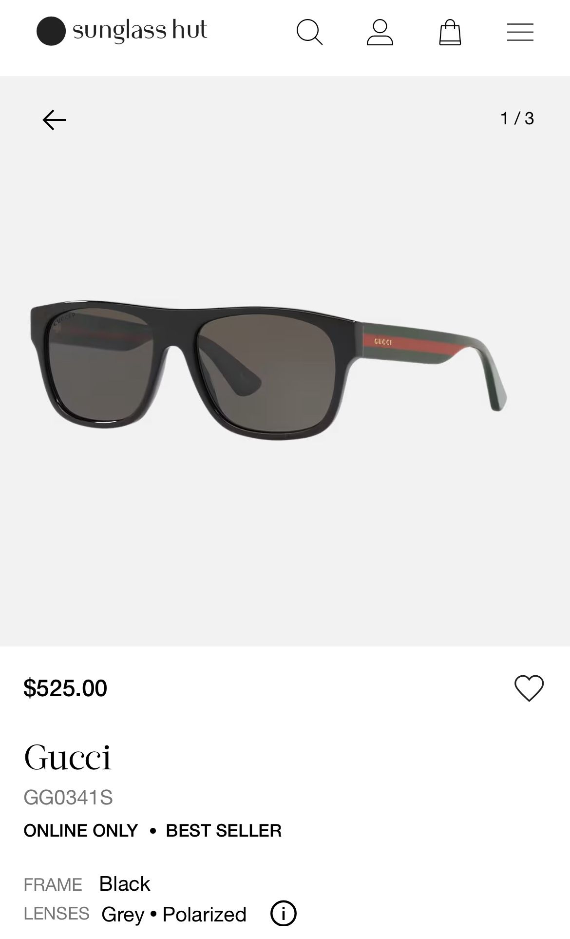 Unisex Gucci Glasses