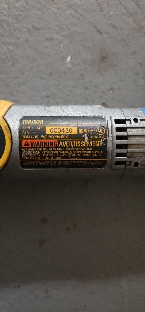 Dewalt Heavy Duty Screwdriver