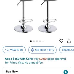 4 Count Bar Stools (Grey)