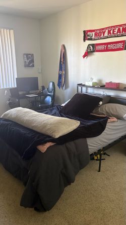 Wayfair Full size bedframe with charging port