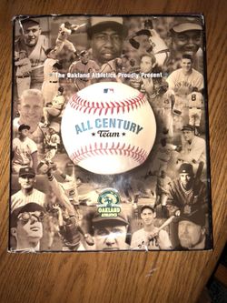 Baseball book-all century team-hardcover