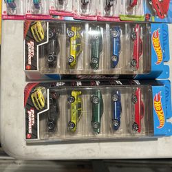 Fast N Furious 5 Pack Hotwheels 