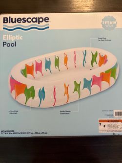 Bluescape Elliptic Inflatable Pool 7 Ft 6In wide