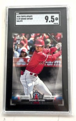 2018 Topps Update Salute Rookie Card of Shohei Ohtani - Angels SGC 9.5