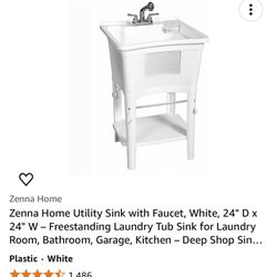 New In Box Utility Sink 