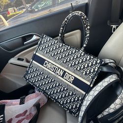 Large Dior Tote Bag Designer Luxury Woman Handbag
