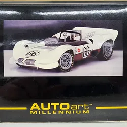 AUTOart Millennium 1/18 Chaparral 2 Sport Pacer Car 1965 White #66 Diecast 86596