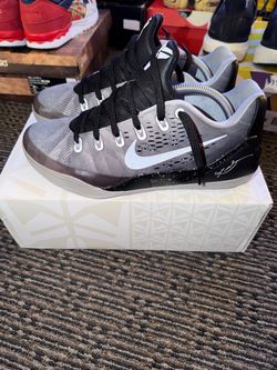 Nike Kobe 9 Em Low Metallic Silver Size 9 Replacement Box