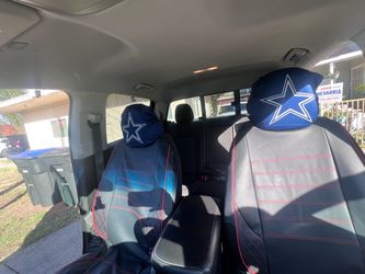 Cowboys one size headrest cover