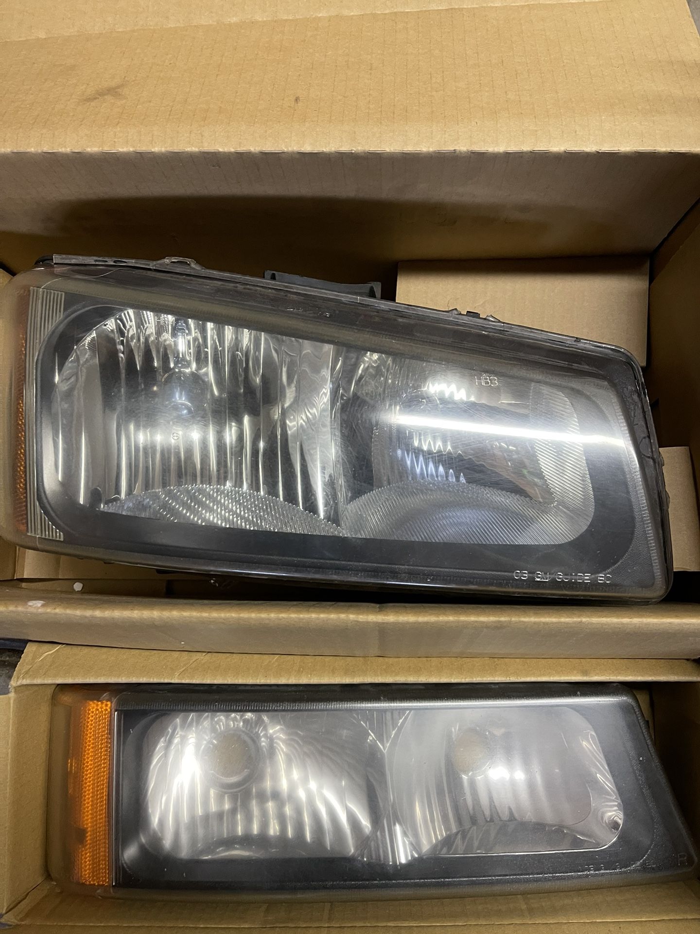 Chevy “Cat Eye” Headlights. OEM.