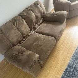 Couch Recliner Set