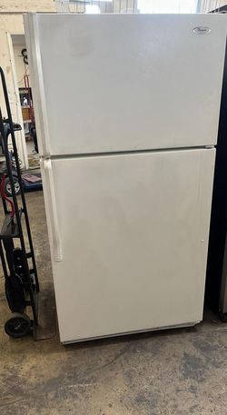 Whirlpool Top Mount White Fridge
