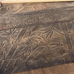 Wooden Elephant Chest