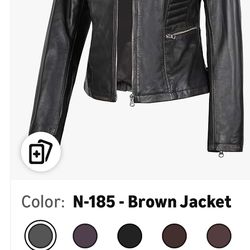 Blingsoul Real Leather Jacket Women - Cafe Racer Style Womens Leather Jackets
