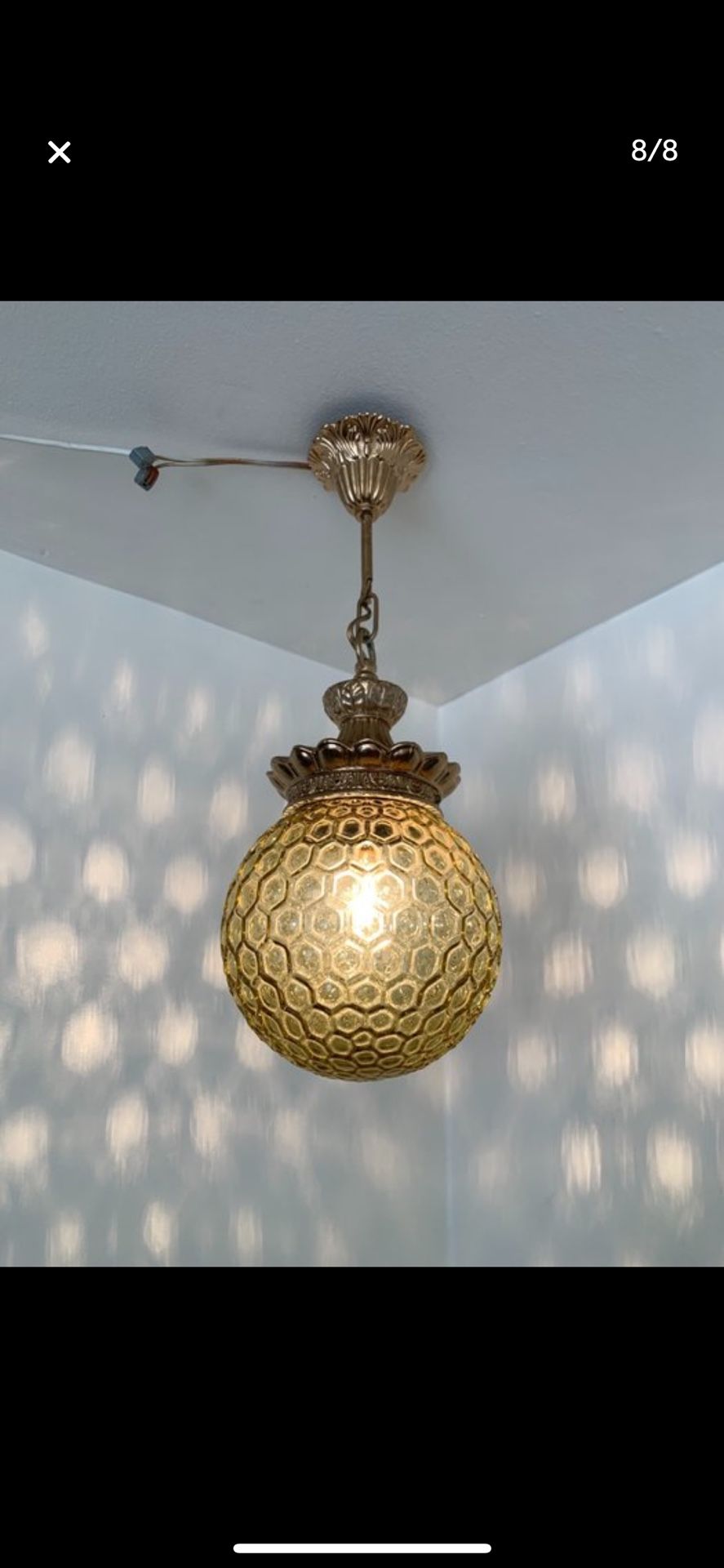 Mid-Century, Modern Hanging Lamp
