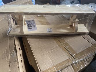 2 Pine Wood Shelfs
