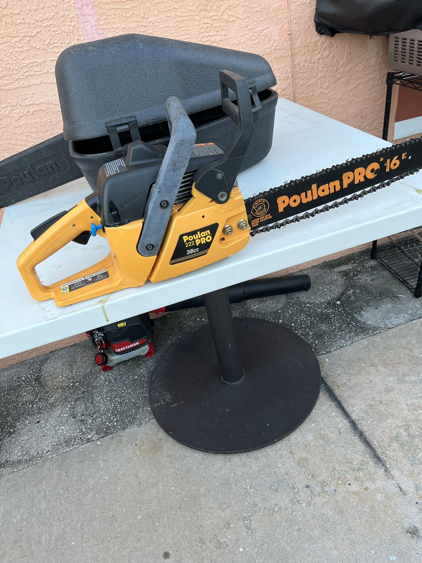 The bush cutter stopped working and I don't know about it in its storage box