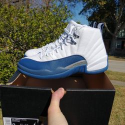 New Air Jordan 12 Retro French Blue Men Size 9