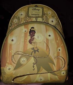 Brand New! Loungefly Disney Princess Tiana Mini Backpack