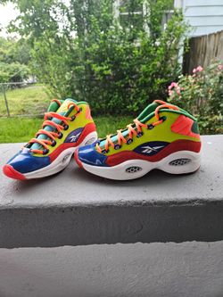 Allen Iverson Reebok Question Mid Big Kids Shoes Size 6