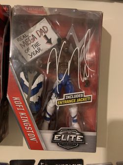 Wwe autographed kofi Kingston figure